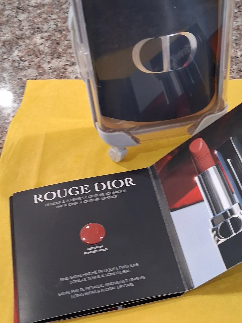 Mini Suitcase with Rouge Dior W/ Sample & Valentino